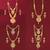 Gold Plated Traditional Designer Long Set Combo For Women Set Of 4