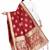Classy Red Woven Banarasi Silk Dupatta For Women