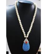 Sky Blue Agate Necklace