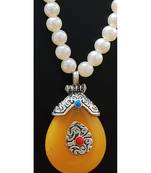 Yellow Agate Necklace