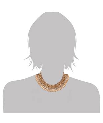Traditional Gold Plated Stone Studded Pearl Choker Jewellery Set Earring With Maang Tikka For Women 4