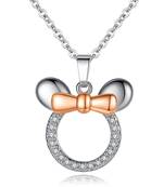 White cubic zirconia pendants