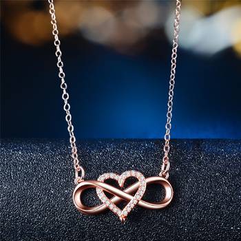 Rose cubic zirconia pendants 1
