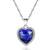Blue cubic zirconia pendants