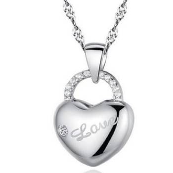 White cubic zirconia pendants 1