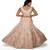 Light Peach Machine & Hand Silk Ethnic With Blouse
