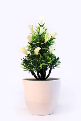 Bonsai Artificial Plant Plastic Flower Basket 1
