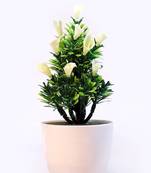 Bonsai Artificial Plant Plastic Flower Basket