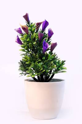 Bonsai Artificial Plant Plastic Flower Basket 1