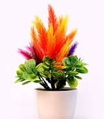 Bonsai Artificial Plant Plastic Flower Basket