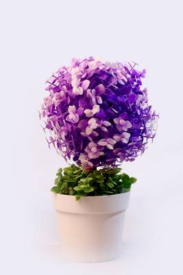 Bonsai Artificial Plant Plastic Flower Basket 2