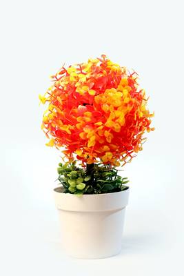 Bonsai Artificial Plant Plastic Flower Basket 2