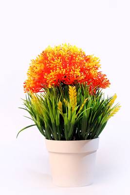 Bonsai Artificial Plant Plastic Flower Basket 1