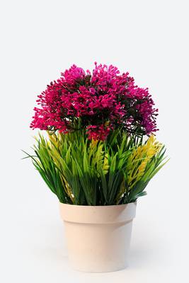 Bonsai Artificial Plant Plastic Flower Basket 2