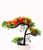 Bonsai Artificial Plant Plastic Flower Basket
