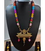 Multicolour Colur Agate Necklace Set