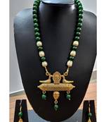 Green Agate Necklace Set