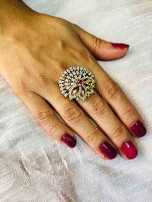 Gold diamond rings 1
