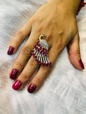 Gold diamond rings 1