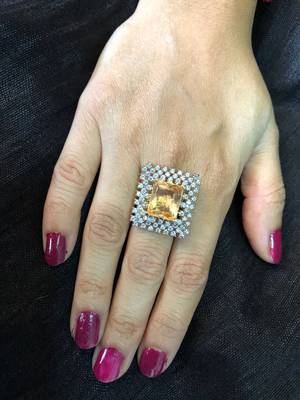 Gold diamond rings 1