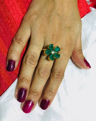 Gold diamond rings 1