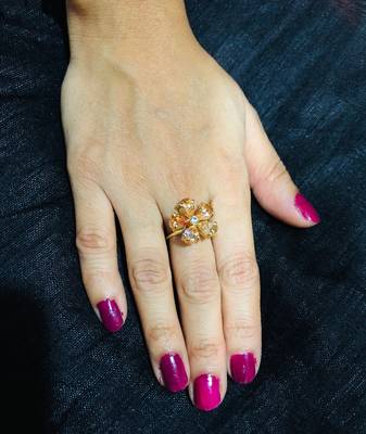 Gold diamond rings 1