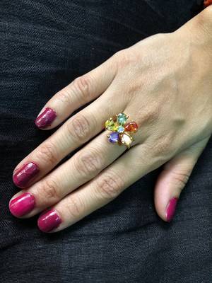Gold diamond rings 1