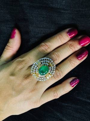 Gold diamond rings 1