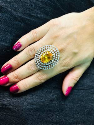 Gold diamond rings 1