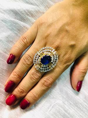 Gold diamond rings 1