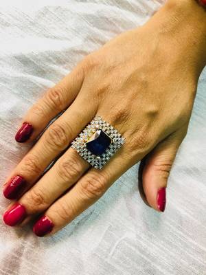 Gold diamond rings 1
