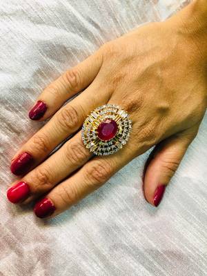 Gold diamond rings 1
