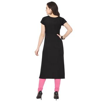Blue American Crepe Kurti 2