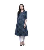 Green Twill Rayon Kurti