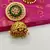 Gold Plated Designer Meenakari  Jhumka