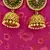 Gold Plated Designer Meenakari  Jhumka