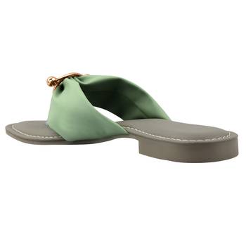teal solid casual synthetic flats 2