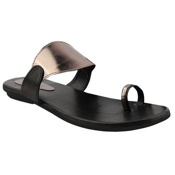 grey solid casual synthetic flats 1