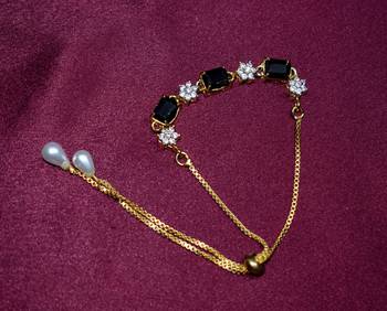 M Creation Gold Plated Combo Set For Women/Girls 3