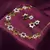 M Creation Gold Plated Combo Set For Women/Girls