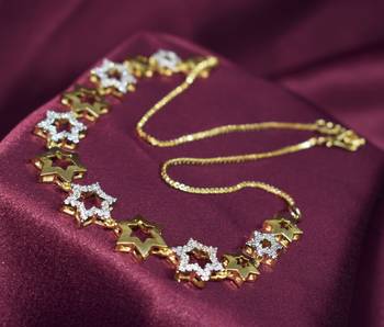 M Creation Gold Plated Combo Set For Women/Girls 2