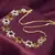 M Creation Gold Plated Combo Set For Women/Girls