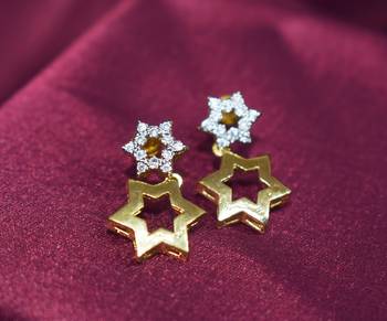 M Creation Gold Plated Combo Set For Women/Girls 3