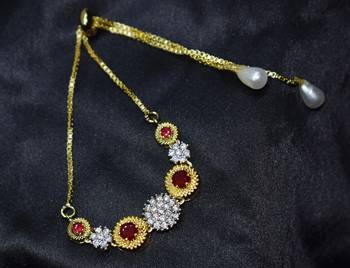 M Creation Gold Plated Combo Set For Women/Girls 4