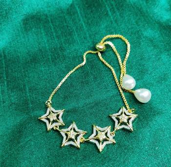 M Creation Gold Plated Combo Set For Women/Girls 4