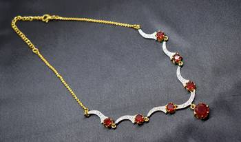 M Creation Gold Plated Combo Set For Women/Girls 2