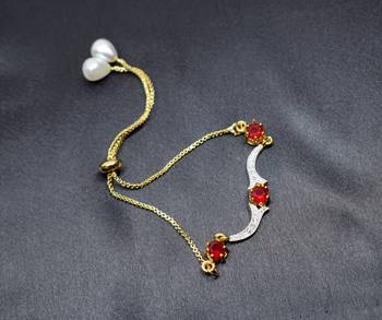 M Creation Gold Plated Combo Set For Women/Girls 3