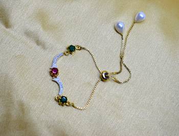 M Creation Gold Plated Combo Set For Women/Girls 2