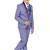 Blue plain polyester boys-suit