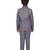 Blue plain polyester boys-suit